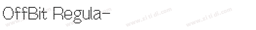 OffBit Regula字体转换